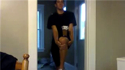 Longest Time To Balance Large Iced Coffee On Knee While Standing On One Foot