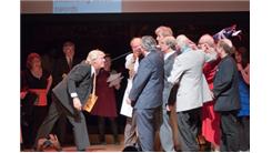 Largest Group Of Nobel Laureates To Remove A Sword From Someone's Throat