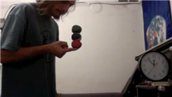 Longest Time Balance Three Juggling Balls On One Finger