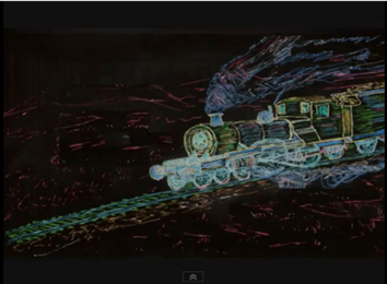 Longest Train Music Cadenza With Train Animation Created Using PaintBox Software