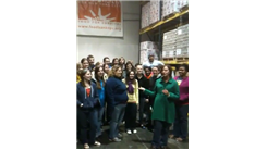 Most Franklin College Students Inside New York City Food Bank