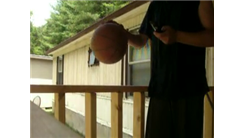 Most Times To Dribble Basketball On A Porch Rail In One Minute