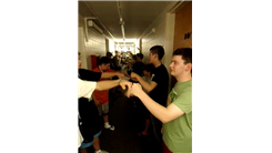 Largest Group To Fist Bump Explode At The Same Time