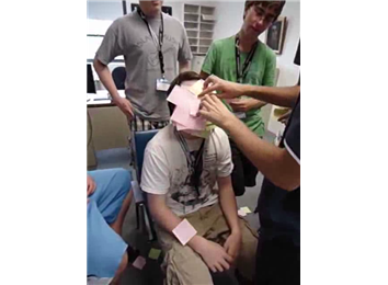 Most Post-It Notes Attached To Face In One Minute