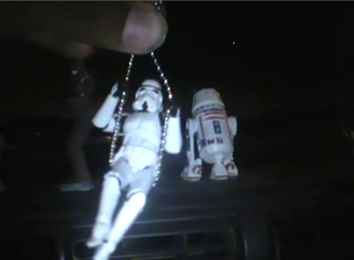 Longest Unwinding Spin On A Swing With A Stormtrooper Toy