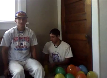 Most Balloons Popped With Butt In 30 Seconds