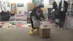 Most Penguin Chocolate Bars Picked Up While Wearing A Penguin Suit In One Minute