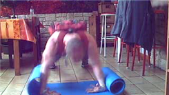 Most Back Of Hand Push-Ups While Wearing A 40-Pound Pack In One Minute