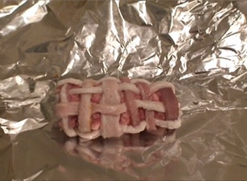 Fewest Slices Of Bacon Used To Make A Bacon Explosion