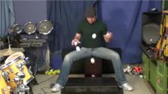 Most Consecutive Bounces In One Minute While Performing A Five-Ball Force-Bounce Juggle