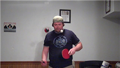 Most Bounces Of A Ping Pong Ball On Alternating Sides Of A Paddle While Juggling Two Balls In One Hand