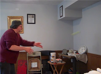 Most Catches Of A Tennis Ball Bounced Off A Wall In One Minute