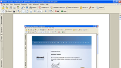 Most Microsoft Technologies Certificates Received
