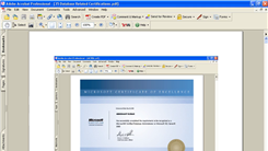 Most Database-Related Certificates Received