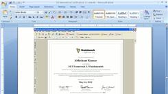 Most Brainbench International Certificates Received In One Month