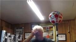 Longest Time To Balance A Soccer Ball On Top Of A Pole On Forehead While Kneeling
