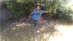 Longest Time Holding Right Foot With Right Hand While Balancing On A Slackline With A Bird On Shoulder