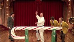Longest Candy Cane Chopped In Half