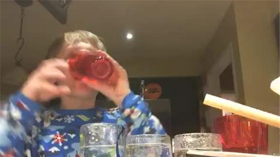 Fastest Time to Drink 5 Glasses of Water
