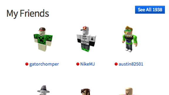 Most Friends on Roblox 