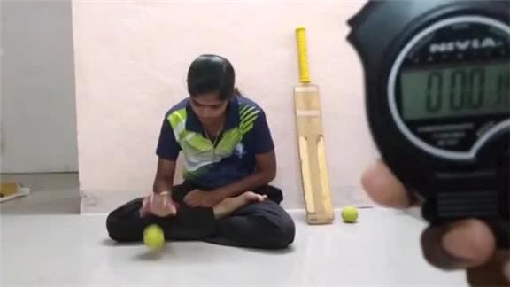 Most Times to Dribble a Tennis Ball in One Minute 