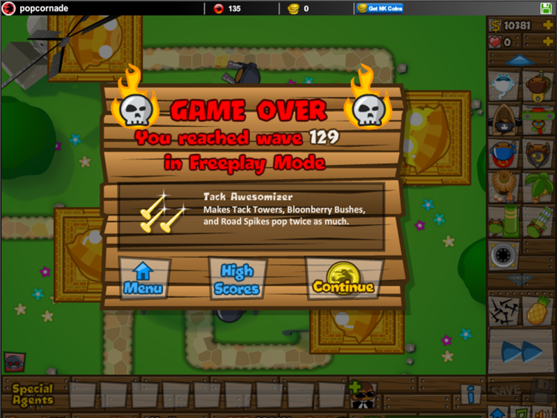 bloons tower defense 6 game crashing 12.1