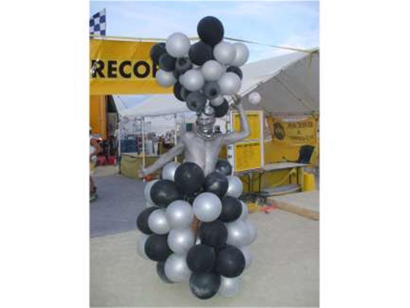 Most Balloons Used In A Costume