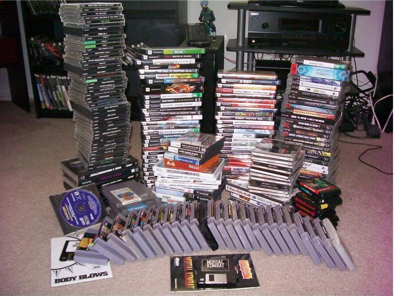 Largest Collection Of Fighting Genre Video Games