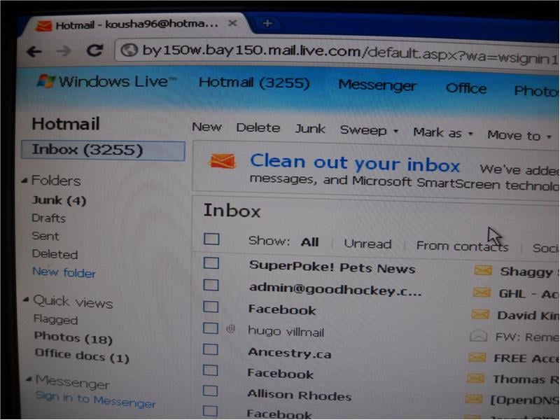 Most Unread Emails In An Inbox