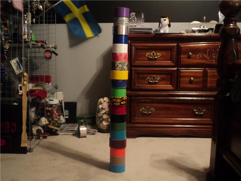 Tallest Duct Tape Roll Tower