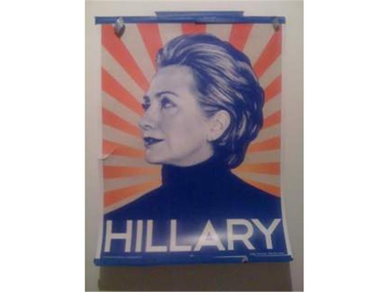 Most Hillary Clinton Posters On A Wall