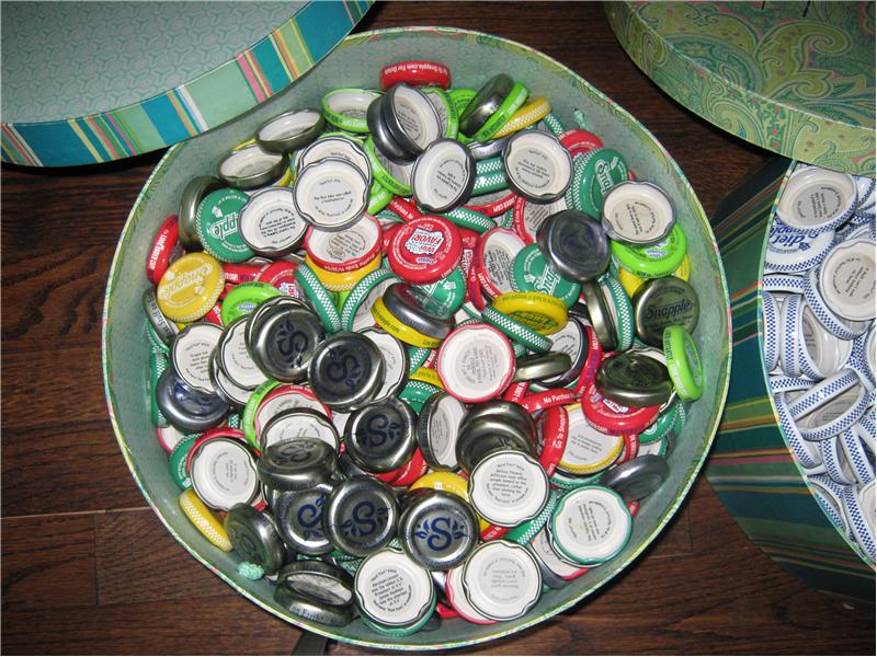 Largest Snapple Cap Collection