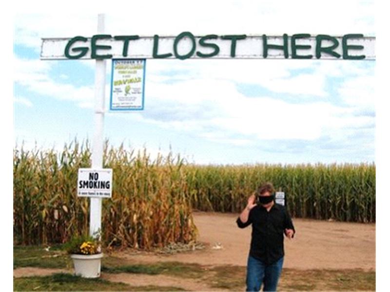 Fastest Time To Complete Richardson Farm Corn Maze While Blindfolded