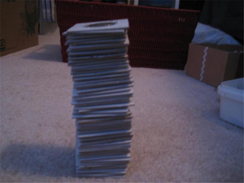 Most Cardboard Coin Holders With Coins Stacked