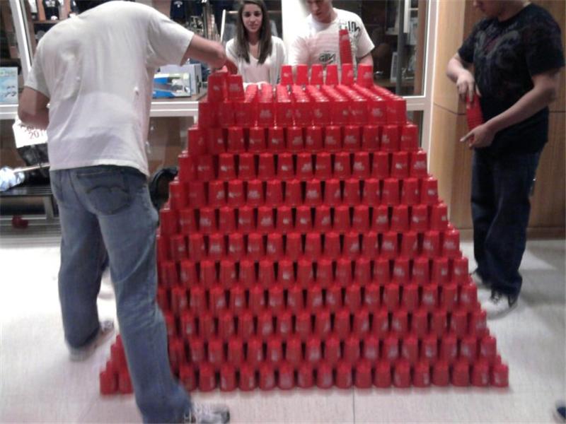 Largest Solo Cup Pyramid