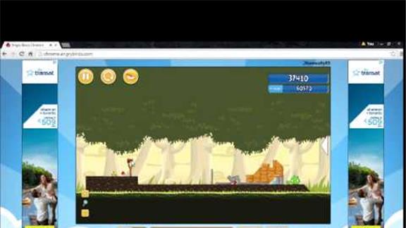 Highest Score in Level 1-1 of Angry Birds Chrome Death From Above 