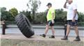 Fastest Time For Two People To Flip A 100-Kilogram Tire Four Kilometers