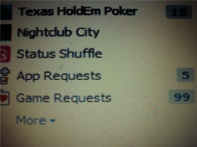 Most Game Requests In Facebook