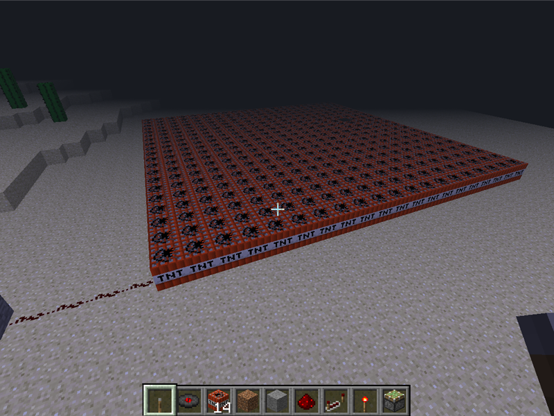 Most TNT Detonated In Creative Mode Of 