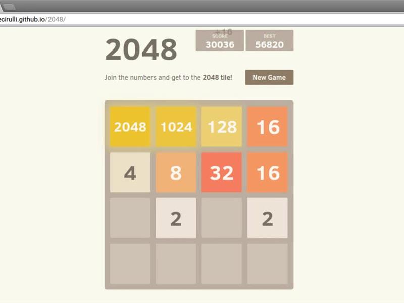 2048 Highest Score Screenshot