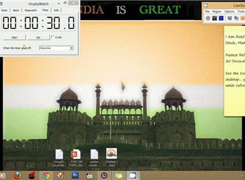 Rahil Notepad Desktop Most Computer Desktop Refreshes In 30 Seconds | World Record | RAHIL SHAIKH