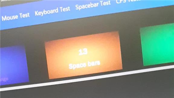 Most Spacebar Presses In Five Seconds