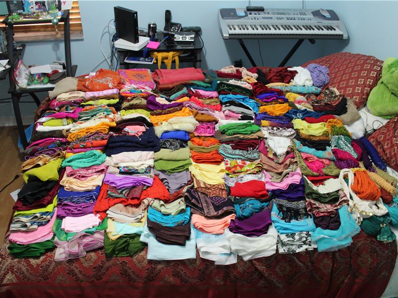 Largest Collection Of Scarves