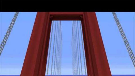 Golden Gate Bridge in Minecraft!