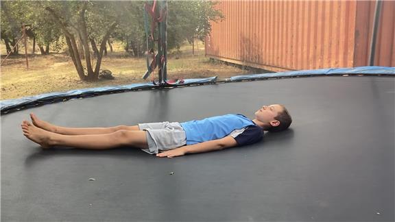 Fastest Time to Stand Up on a Trampoline Without Using Hands