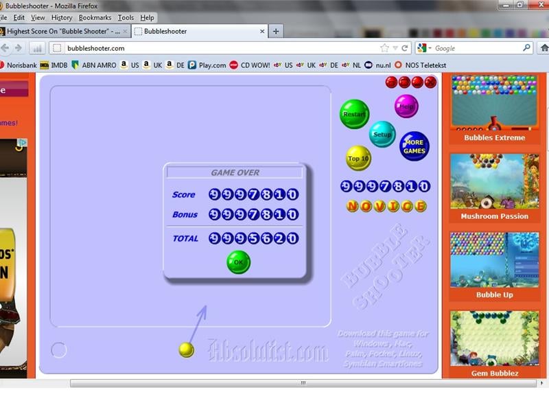 Bubble Shooter Jewelry Maker.level 2001-2010 