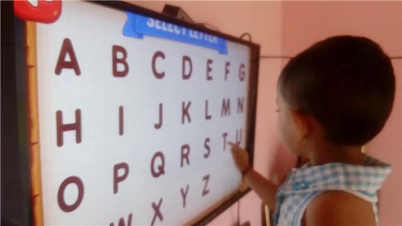 Youngest to Fastest Reading of Alphabets Randomly