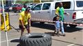Most Times Flipping A 100-Kilogram Tire In One Hour
