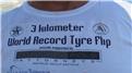 Fastest Time To Flip A 100-Kilogram Tire 3 Kilometers