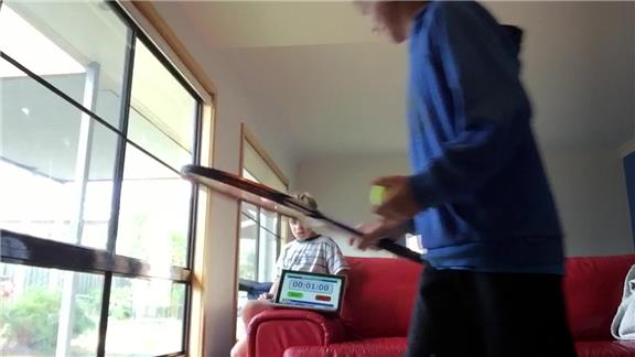 Most Bounces Of A Tennis Ball On A Tennis Racquet In One Minute